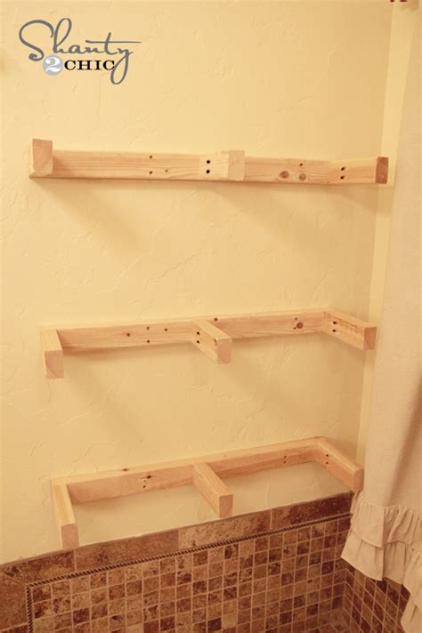 how to assemble floating shelves